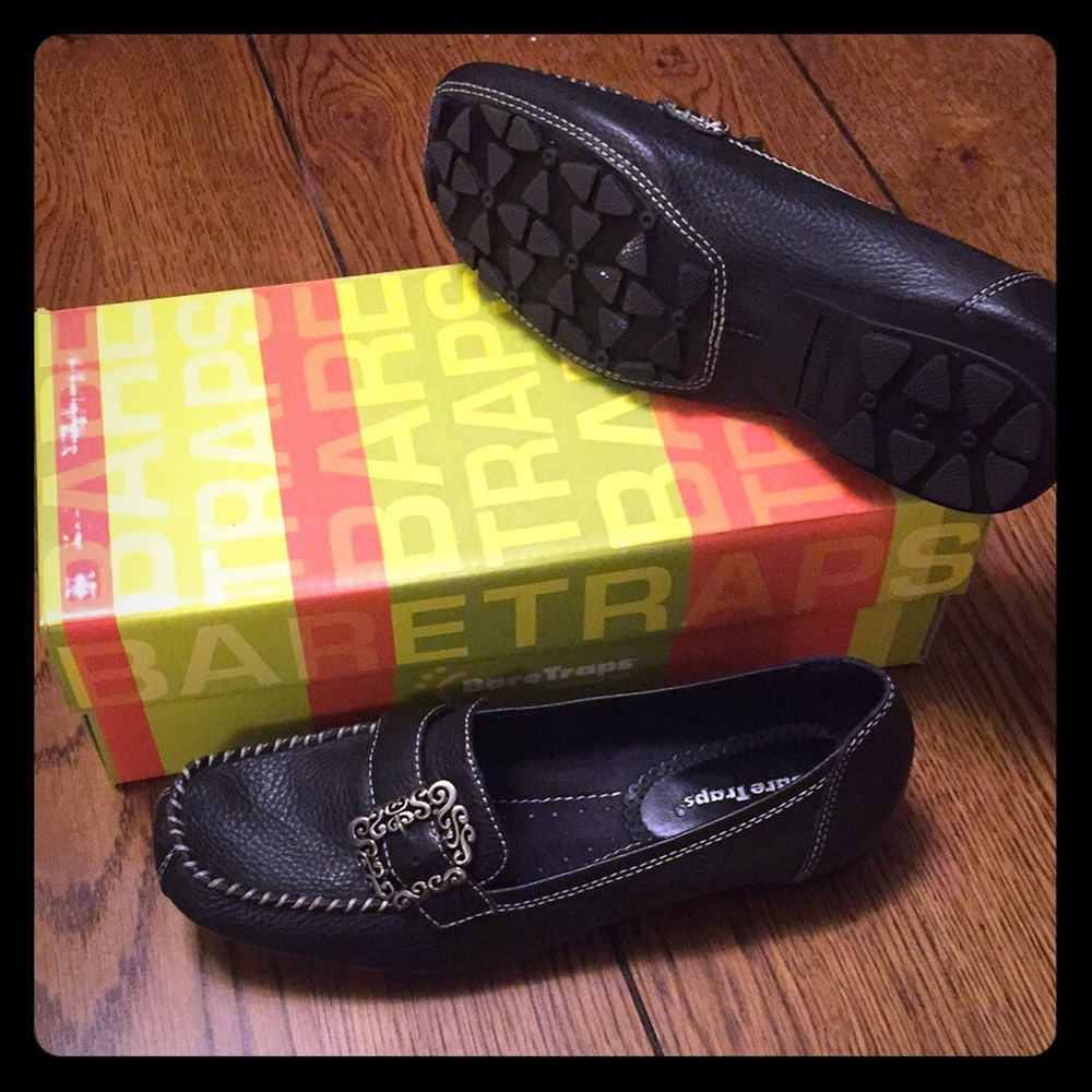 Women’s black loafers